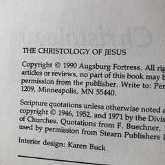 The Christology of Jesus, Ben Witherington III, 1990 Hardcover Book