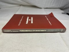 Fundamentals of Investments Stevenson Jennings 1976 West Publishing Co. + Manual
