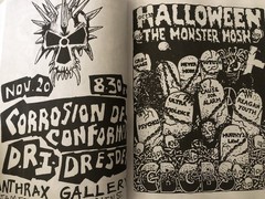 400 Punk Rock Flyers Book – Minor Threat, Bad Brains, Circle Jerks, Misfits FEAR