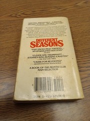 DIFFERENT SEASONS by Stephen King (1983) 1st Edition/1st Printing Softcover!!!