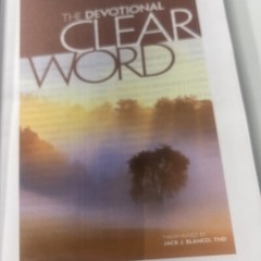 DEVOTIONAL CLEAR WORD – Blanco – Hardcover SDA Adventist
