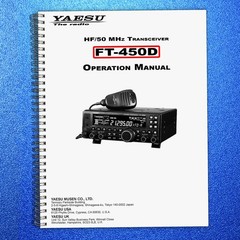 YAESU FT-450D Transceiver Operation Manual Operation Guide, TOUGH SPIRAL BINDING