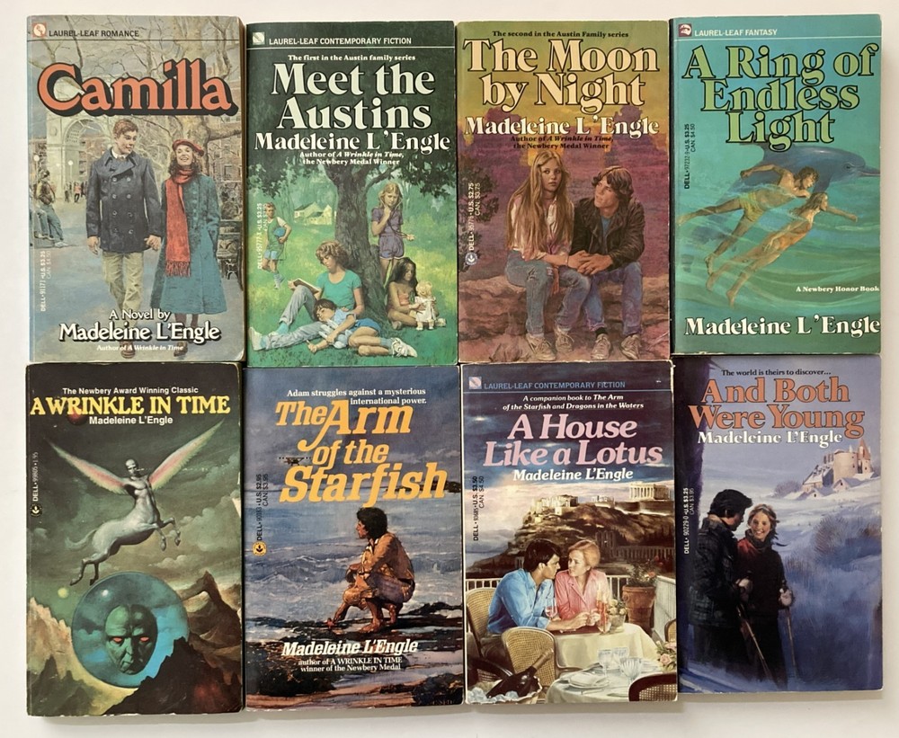 VTG Madeleine L’Engle Lot 8 PB Dell Laurel Leaf 1980s A Wrinkle in Time Austins+