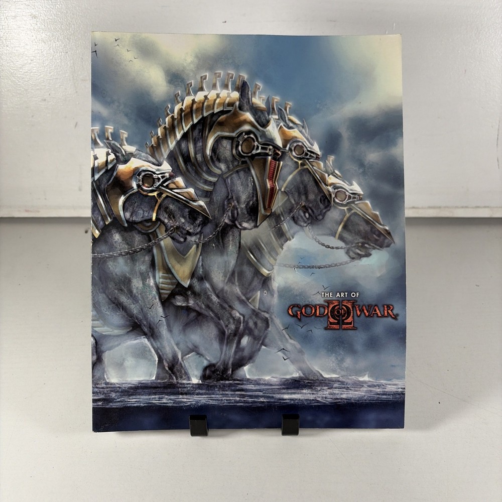 The Art of God of War 2 PlayStation 2 Art Game Book Kratos Brady Games RARE