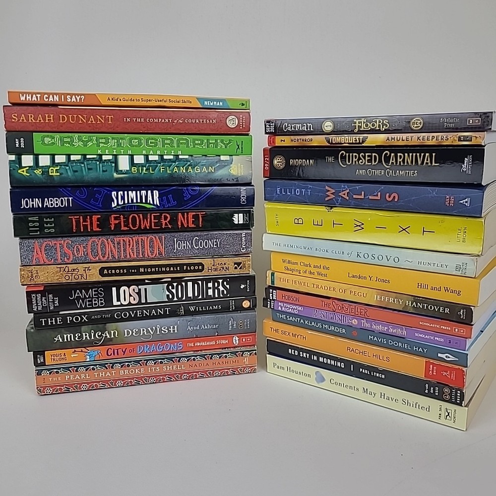 Huge Lot of 27 Uncorrected Proof Paperbacks Some Vintage Rare ARC