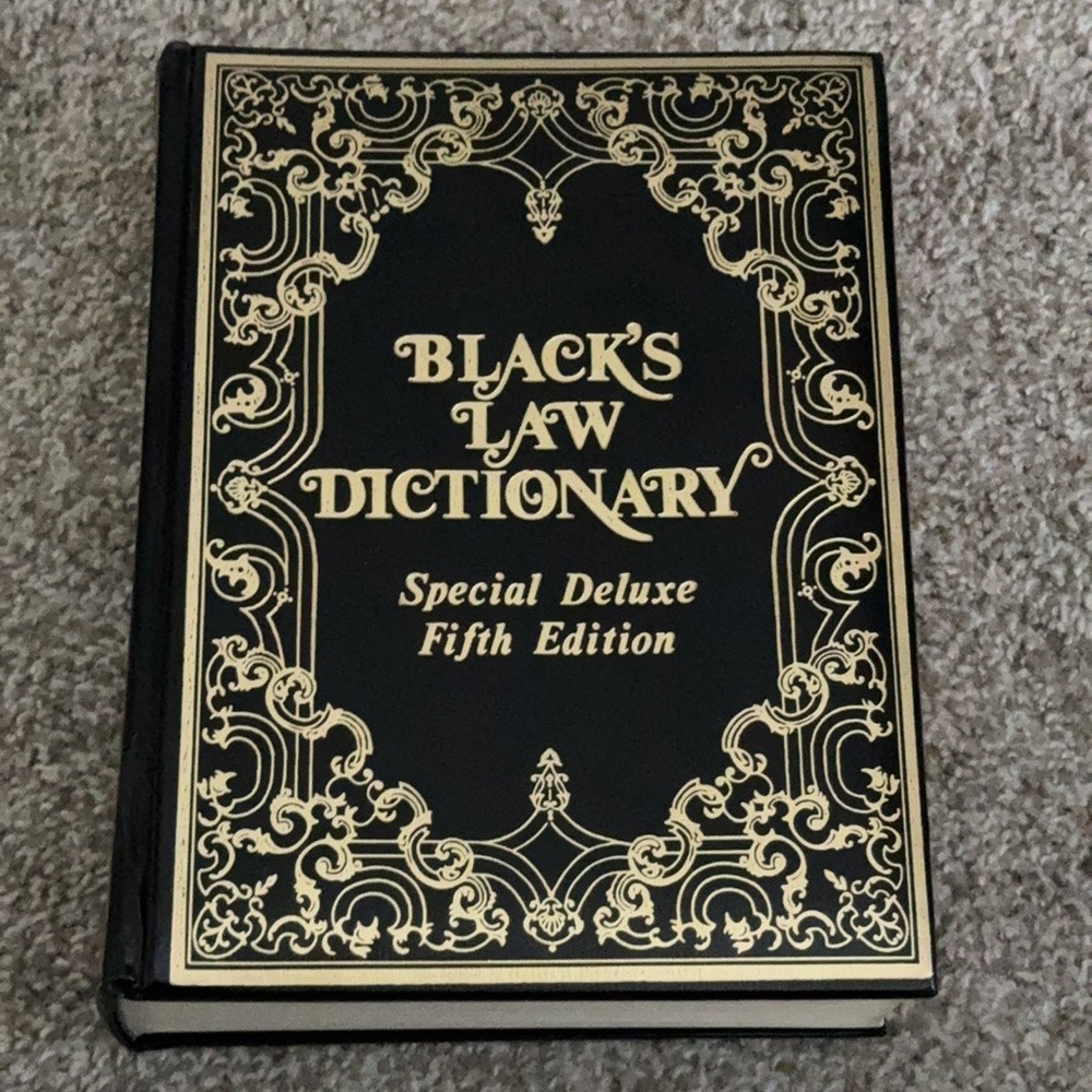 Black’s Law Dictionary Special Deluxe Fifth Edition 1979 West Publishing