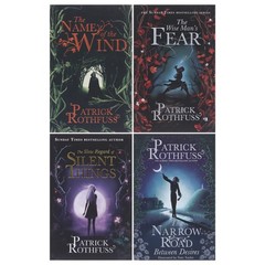 The Kingkiller Chronicle by Patrick Rothfuss 4 Books Collection Set -Fiction- PB