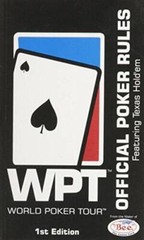 WPT WORLD POKER TOUR (OFFICIAL POKER RULES FEATURING TEXAS HOLD’EM, 1ST E – GOOD