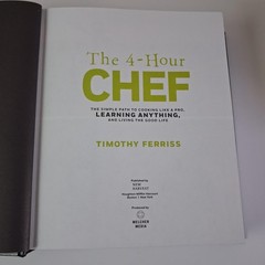 The 4-Hour Chef Timothy Ferriss New Harvest Black HC DJ Illustrated 2012 USA