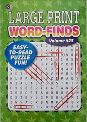5 Large Print Word-Finds Puzzle Books Kappa Games Vol #423-446 ~ Search,Hunt NEW