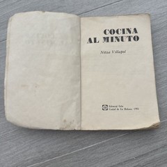 Cocina al Minuto Nitza Villapol 1981 Cuban Cookbook Havan