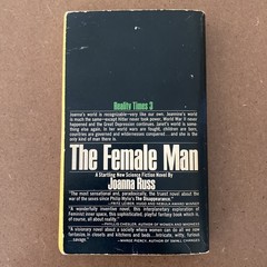 The Female Man by Joanna Russ – Bantam vintage PB first printing 1975