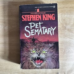 Pet Sematary Stephen King Signet Mass Market Paperback MMPB Book Horror Classic