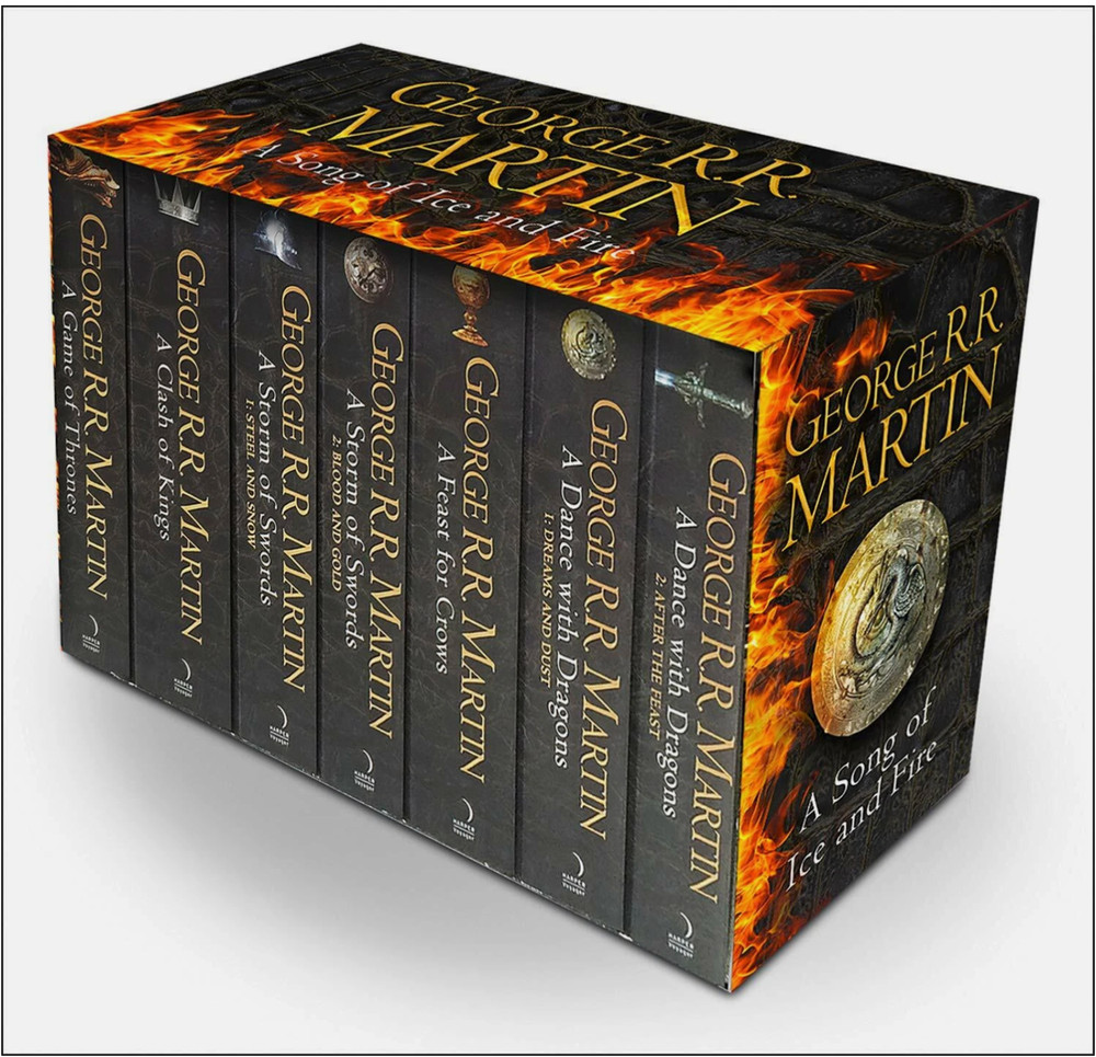 Game of Thrones : A Song of Ice and Fire 7 Books Box Set By George R R Martin ..