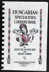 „Hungarian Specialties Cookery Book” Spiral Bound Paperback as shown