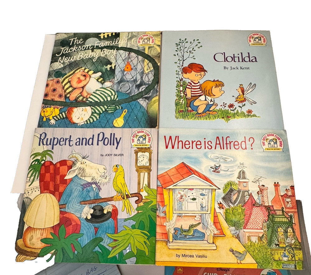 Vintage Children’s Books LOT of 4 Various Titles Used