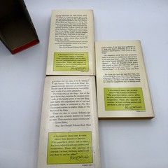 Vintage Lord Of The Rings Trilogy Box Set Ballantine Books 1960s Paperback Books