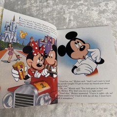 Vintage 1997 A Little Golden Book Mickey’s Walt Disney World Adventure Excellent
