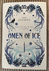 Omen of Ice by Jus Accardo Owlcrate Exclusive Signed First Edition novel, New