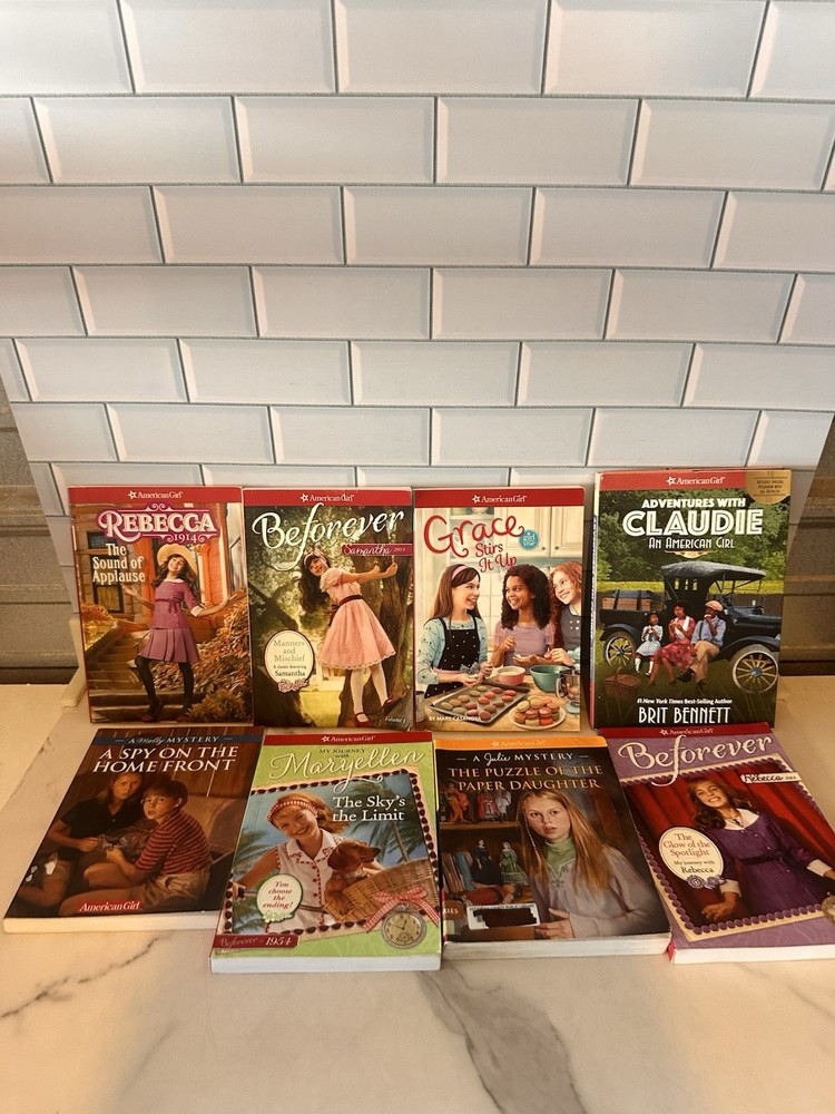 LOT Of 8 AMERICAN GIRL Books ~ Various Titles and Authors