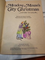 Meadow Mouse City Christmas ,A Story To Color, Coloring Book,By Random House