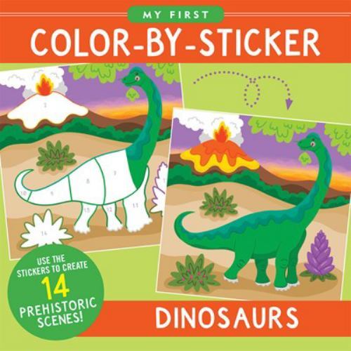 Dinosaurs First Color by Sticker Book, Paperback, Like New Used, Free shippin…