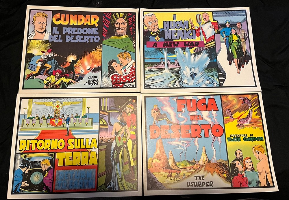 LOT OF 4 FLASH GORDON LIMITED EDITION COMICS – ART COLLECTOR’S