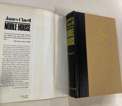 Noble House Volumes 1 and 2 HC DJ James Clavell 1981 Delacorte Press Very Good