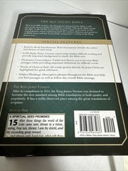 The KJV Study Bible – Large Print (King James Bible) by Hudson, Christopher red