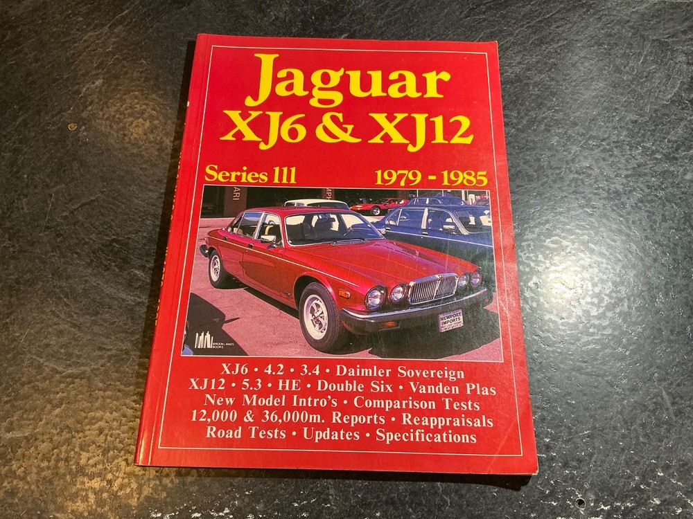 Jaguar XJ6 and XJ12, Series III 1979-1985 Brooklands Books Vanden Plas 4.2, 3.4