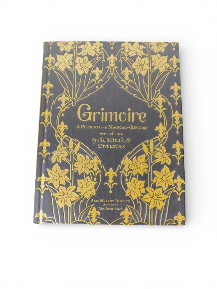 Grimoire Arin Murphy-Hiscock Adams Media Black Gold HC Witchcraft Magic Journal