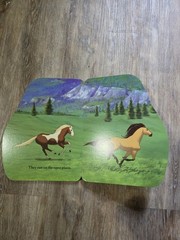 Spirit: Stallion of the Cimarron Rain Board Book Illustrated, 2002 Golden Books