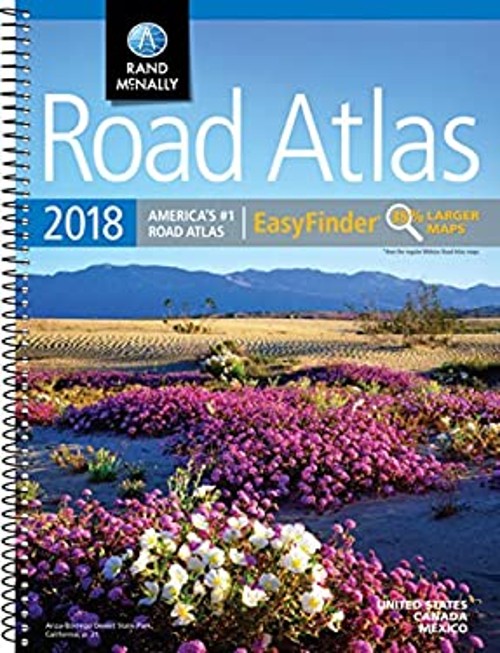 2018 Rand McNally EasyFinder® Midsize Road Atlas Rand McNally Eas