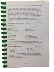 1984 WEST IREDELL HIGH SCHOOL WARRIOR BAND COOKBOOK, STATESVILLE, NC