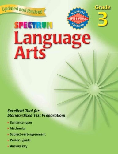 Spectrum Language Arts, Grade 3 – Paperback – GOOD