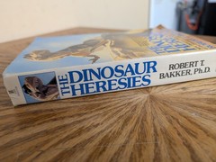 Dinosaur Heresies Book Robert T Bakker Ph.D. 1986 VTG HC DJ Theories Extinction