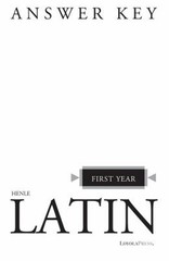 Henle Latin First Year Answer Key Paperback Robert J. Henle