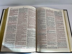 Holy Bible King James Version Red Letter Nelson Regency Family Black 1978