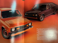 1974 Austin Marina brochure British Leyland New. Coupe and sedan / saloon
