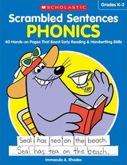 Scrambled Sentences: Phonics: 40 Hands-on Pages That Boost Early Reading & H…