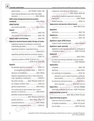 Fast WAC RCW Finder-2025 ed.-Keyword Index WA State Electrical Exam-AUTHENTIC