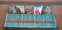 Vintage 1960s–1970s Hardy Boys Books Lot of 43 Grosset & Dunlap Blue Spine