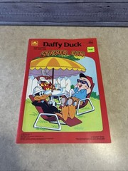 Daffy Duck Sticker Fun Golden Books 1980