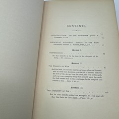 Dignity of Man Select Sermons Samuel Smith Harris 1889 Antique Christian Book