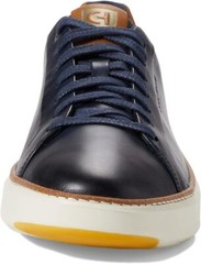 Cole Haan Men’s Grandpro TopSpin Sneaker Navy Blazer Leather/British Tan/Ivory,
