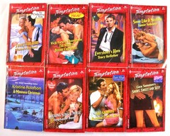 Lot of 48 Vintage Harlequin/Silhouette 'Desire’ & 'Temptation’ Series Paperbacks