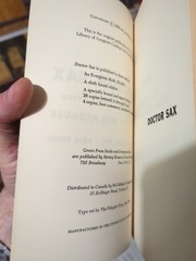 Jack Kerouac Doctor Sax 1st Printing PB w/Evergreen Books Spring 1959 Catalog