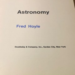 Fred Hoyle Astronomy Hardcover 1962 Illustrated English Doubleday & Company