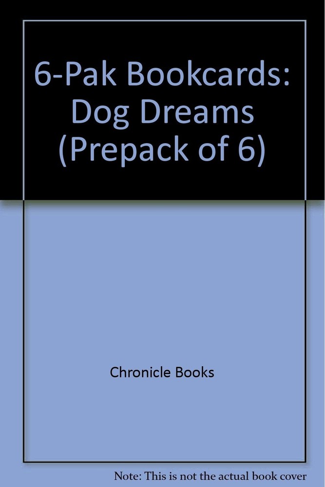 Dog Dreams/Bookcards (Prepack of 6) – Chronicle Books – Good – See condition…