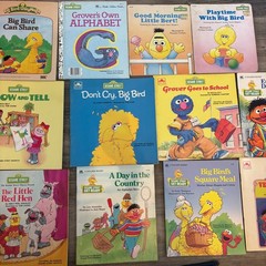 Lot Of 12 Sesame Street Children’s Books Mixed Titles PB HC Elmo Ernie Big Bird